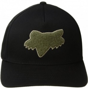 Baseball Caps Men's Placate Flexfit Hat - Black/White - C6187DWY97D