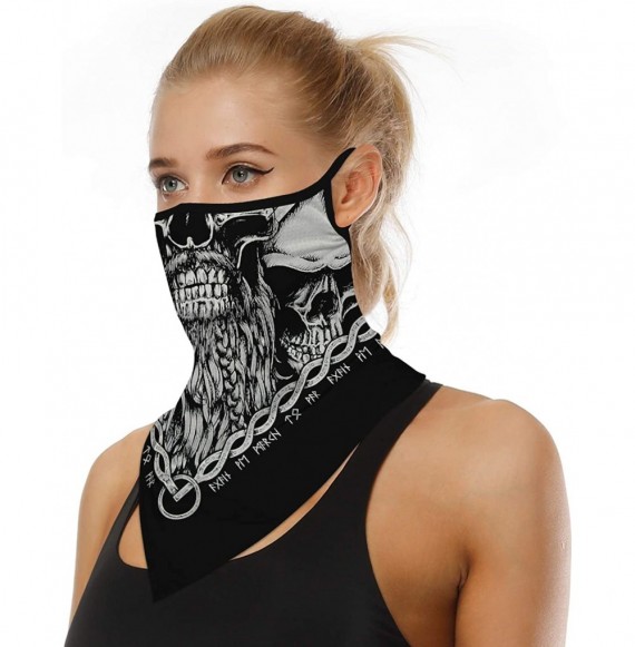 Balaclavas Unisex Face Mask Scarf Balaclavas Ear Hangers Non Slip Bandana Neck Gaiter Face Cover for Dust-Sport-Outdoor - CI1...