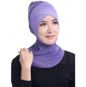 Skullies & Beanies Women's Under Scarf Hat Cap Muslim Bone Ninja Hijab Islamic Neck Cover - CI12N9NQ0EX