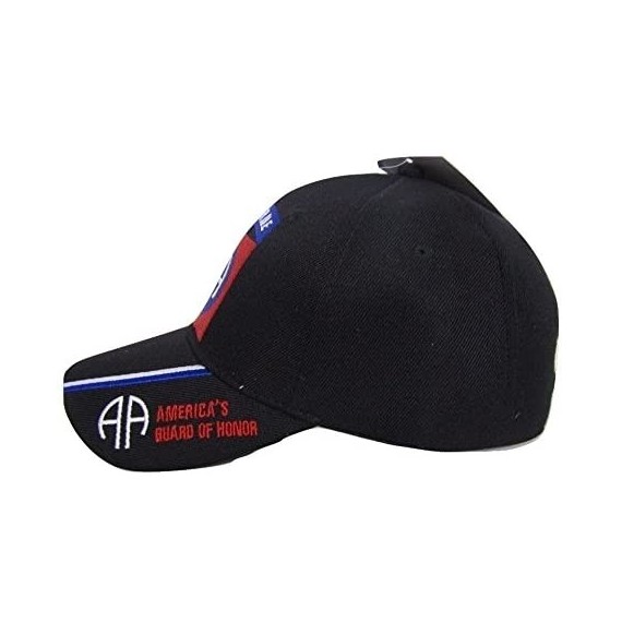 Skullies & Beanies U.S. Army 82nd Airborne Guard of Honor Embroidered Black Baseball Cap Hat - CH185WEHMRL