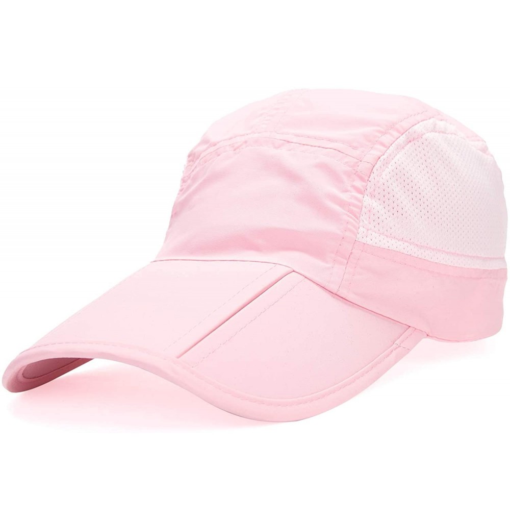 Baseball Caps Mount Marter Baseball Cap Hat Classic Breathable Quick-Drying Packable Hats for Men Women - Pink - CM18QWKAYSO