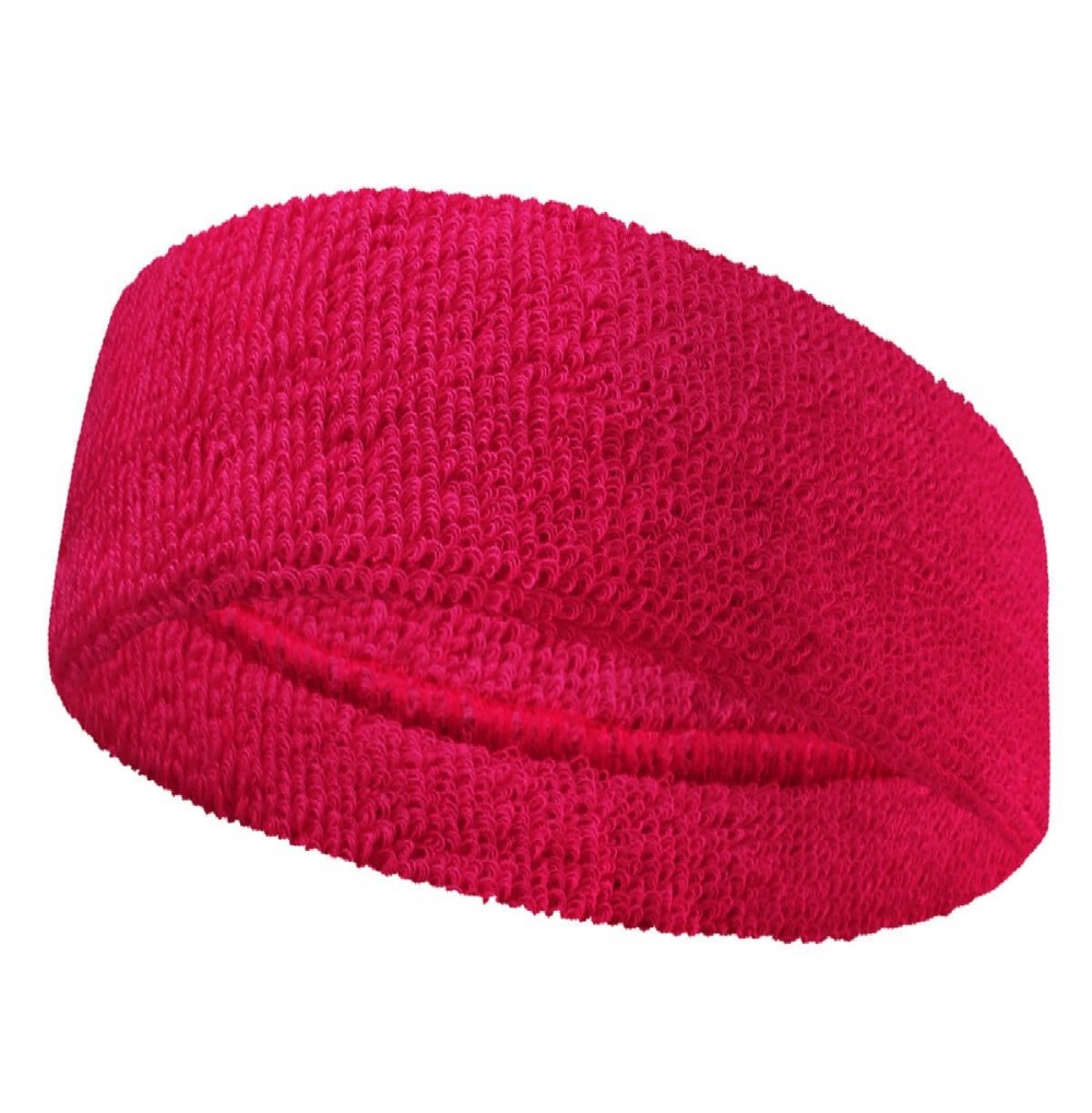 Headbands 3 inch wide headband for fashion spa sports use- HOT PINK (1 Piece) - HOT PINK - CV11HI1F4OD