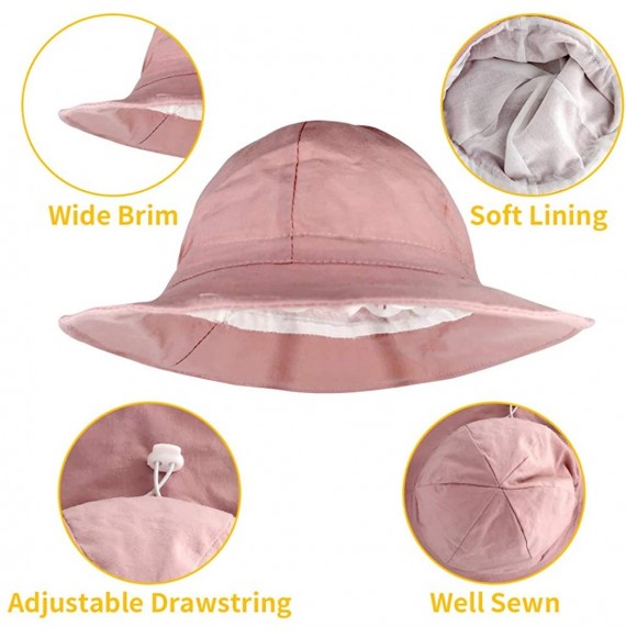 Sun Hats Sun Hat for Baby Outdoor Sun Protection Boys & Girls Wide Brim Cap Packable Swimming Hat Breathable Summer Hat - CM1...