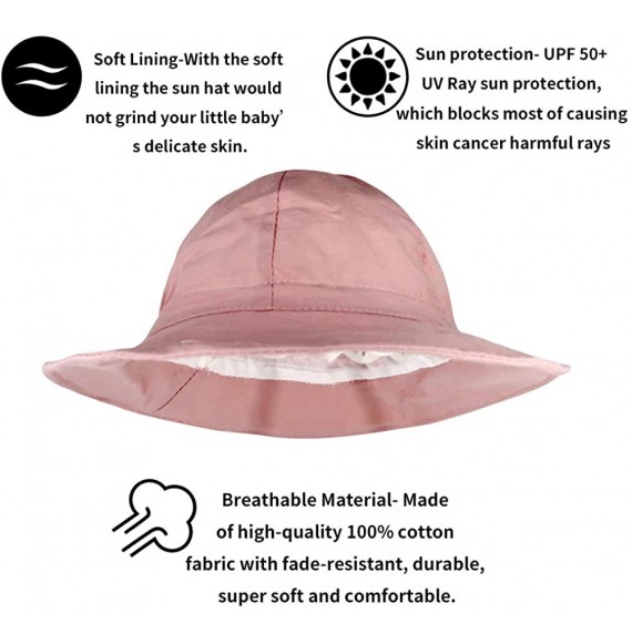 Sun Hats Sun Hat for Baby Outdoor Sun Protection Boys & Girls Wide Brim Cap Packable Swimming Hat Breathable Summer Hat - CM1...