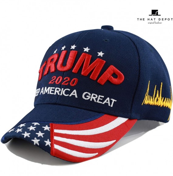 Baseball Caps Original Exclusive Donald Trump 2020" Keep America Great/Make America Great Again 3D Signature Cap - CI18WOCGLXT