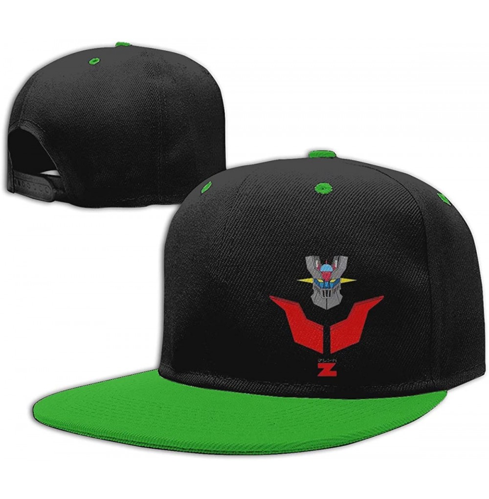 Skullies & Beanies Mazinger Z Fashion Cool Baseball Cap Funny Vintage Hip Hop Hat - Green - CN18U0OOK65