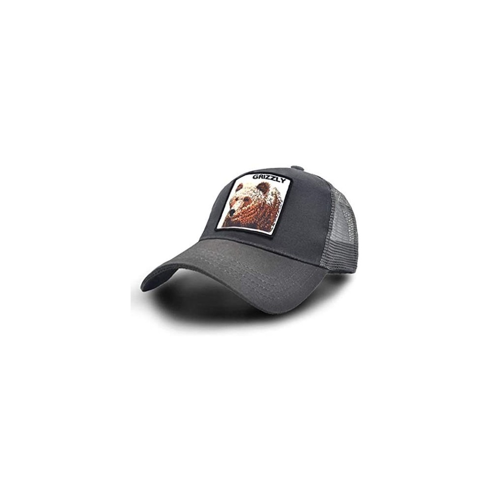 Baseball Caps Profile Baseball Trucker Adjustable Outdoor - Bear - CC18RXZGLAU