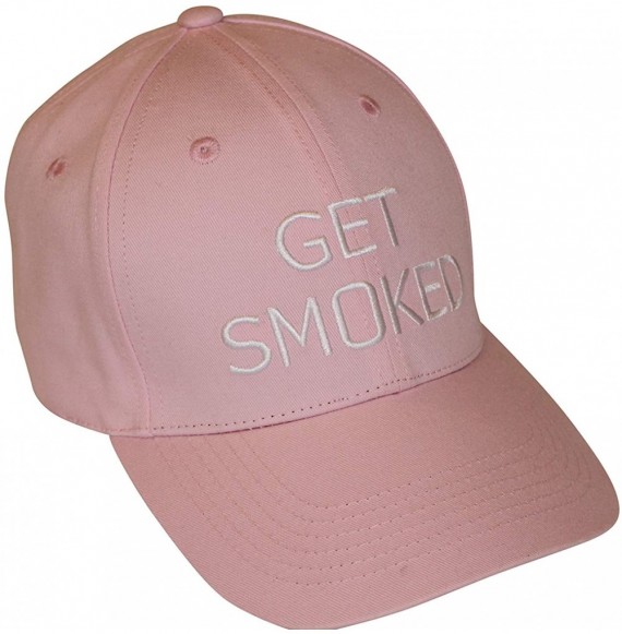 Baseball Caps 6 Panel Get Smoked Hat Persona 5 - Pink - C7197W3CQQL
