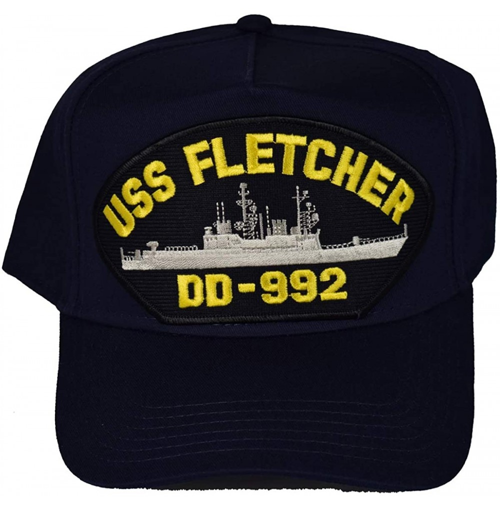 Sun Hats USS Fletcher DD-992 Ship HAT - Navy Blue - Veteran Owned Business - C2193U27DI2