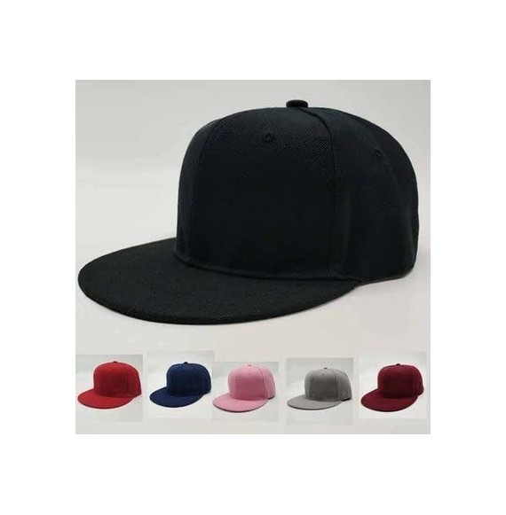 Baseball Caps Men Women Custom Flat Visor Snaoback Hat Graphic Print Design Adjustable Baseball Caps - White - CV18GEYRG6O