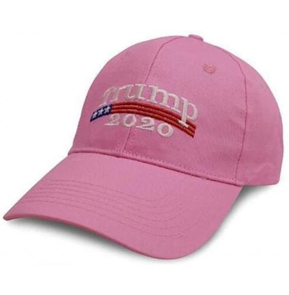 Baseball Caps Make America Great Again Hat [3 Pack]- Donald Trump USA MAGA Cap Adjustable Baseball Hat - 2020 Pink - CN18RD9DKRO
