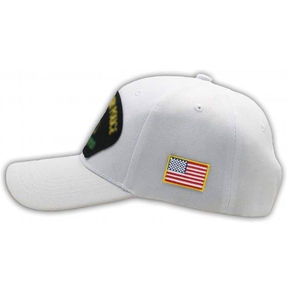 Baseball Caps US Coast Guard - Korean War Veteran Hat/Ballcap Adjustable One Size Fits Most - White - C718IZDN59O