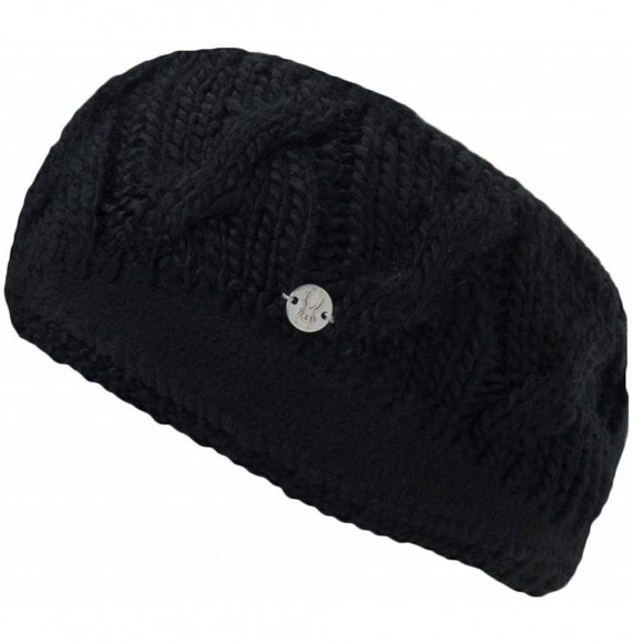 Cold Weather Headbands Women's Kaleidoscope Headband- Black/Black- One Size - CG188ALG0CT