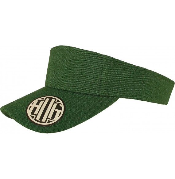 Baseball Caps Premium Plain SunVisor Baseball Golf Fishing Tennis Cap Hat Adjustable Unisex - Dark Green - CM1889XDI02