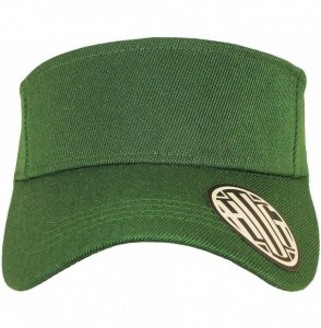 Baseball Caps Premium Plain SunVisor Baseball Golf Fishing Tennis Cap Hat Adjustable Unisex - Dark Green - CM1889XDI02
