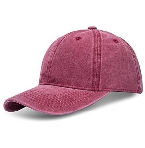 Baseball Caps Custom Cowboy Hat DIY Baseball Cap Outdoor Visor Hat Trucker Hat Personalized Gift/Black - Retro Wine - C118G4Z...