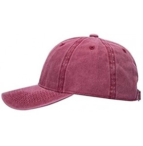 Baseball Caps Custom Cowboy Hat DIY Baseball Cap Outdoor Visor Hat Trucker Hat Personalized Gift/Black - Retro Wine - C118G4Z...