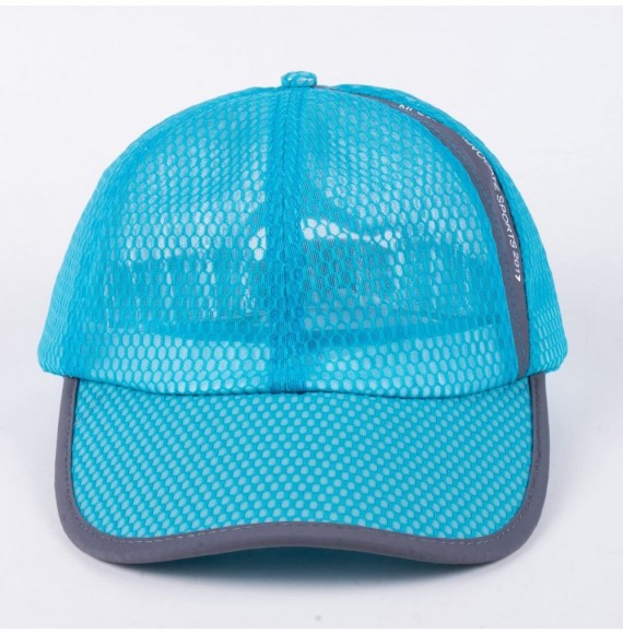 Baseball Caps Unisex Women Men Quick Dry Mesh Breathable Baseball Cap Adjustable Snapback Out Door Sports Sun Golf Hats - C31...