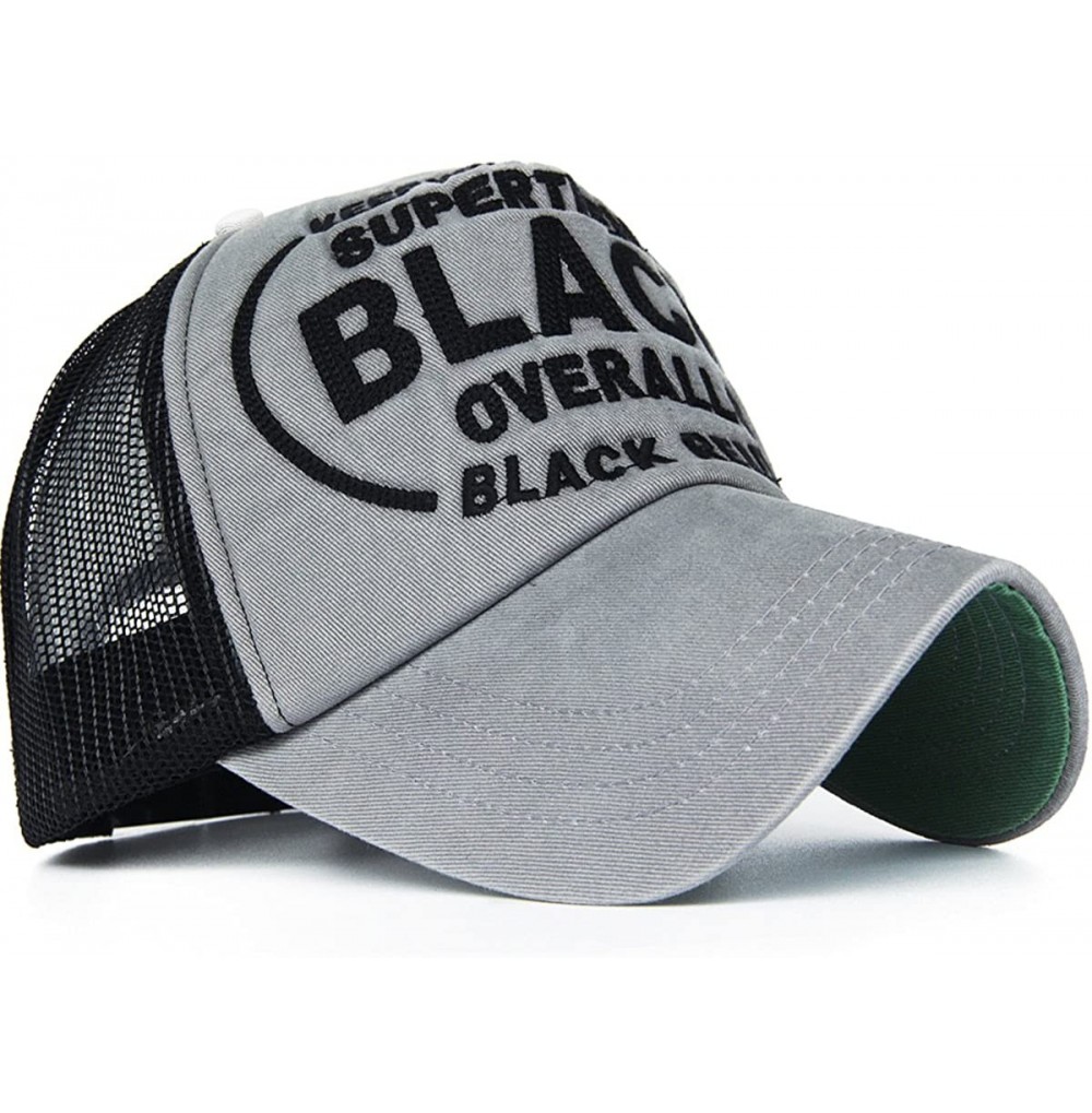 Skullies & Beanies Mens Keep You Feeling Super Trend Overalls Black Rebel Foam Mesh Trucker Hat Baseball Snapback Cap - Grey ...