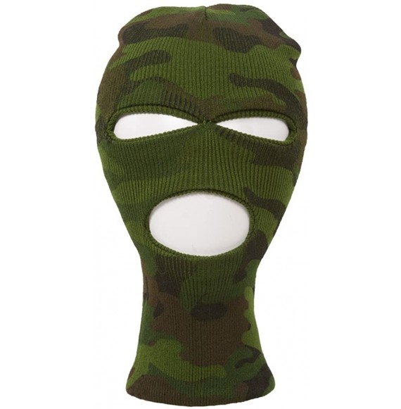Balaclavas 3 Hole Ski Face Mask Balaclava - Camouflage - CV11C63ED3V