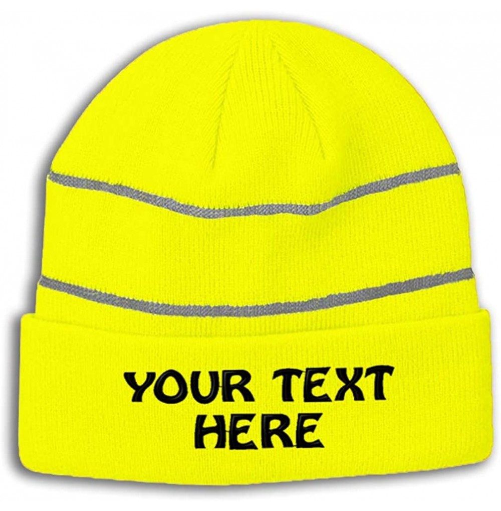 Skullies & Beanies Reflective Personalized Embroidery Acrylic Visibility - CR18DLOSEOW