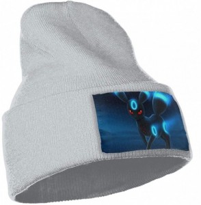 Skullies & Beanies Umbreon Fashion Trend Classic Winter Warm Knit Hat Beanie Cap for Men Women - Gray - CO18AMQWS8H