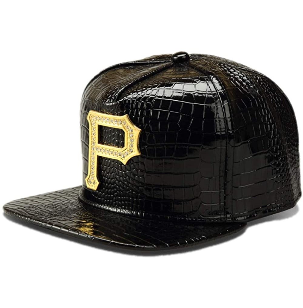 Baseball Caps 18K Gold Plated VIP/A/Dollar Grain Baseball Cap Men Women Adjustable Strapback - P/Black - CM18I273W7R