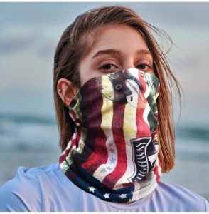 Balaclavas Bandana Cloth Face Mask Washable Face Covering Neck Gaiter Dust Mask - Us Flag Eagle - CH199CRQMTI
