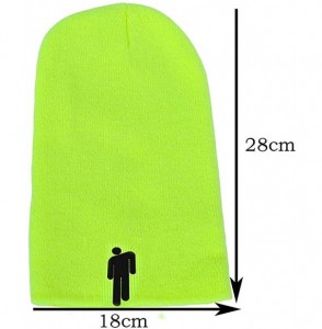 Skullies & Beanies Beanie Boos Knit Hat Trendy Stretchy Cap for Men Women - Green - CY1927MGYQ3