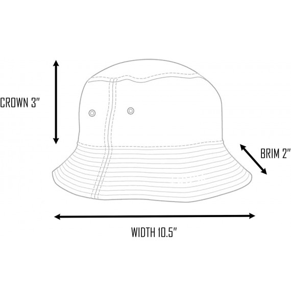 Bucket Hats Summer 100% Cotton Stone Washed Packable Outdoor Activities Fishing Bucket Hat. - Navy - C5195U5RLCM