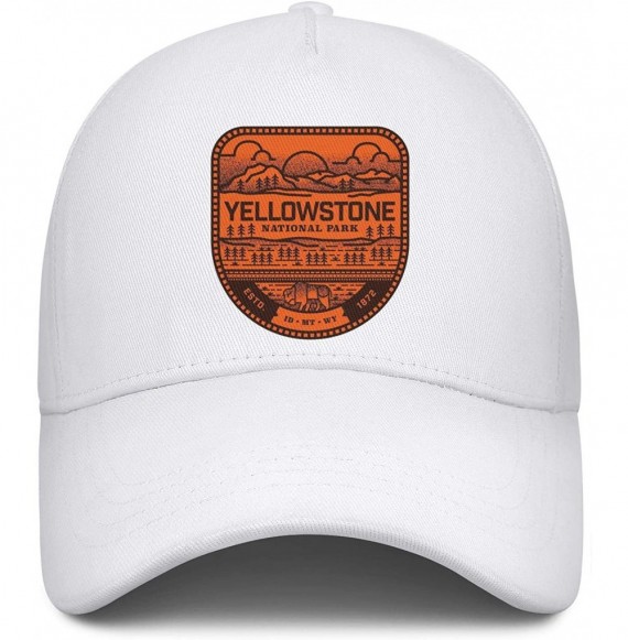 Baseball Caps Yellowstone National Park Casual Snapback Hat Trucker Fitted Cap Performance Hat - Yellowstone National Park-18...