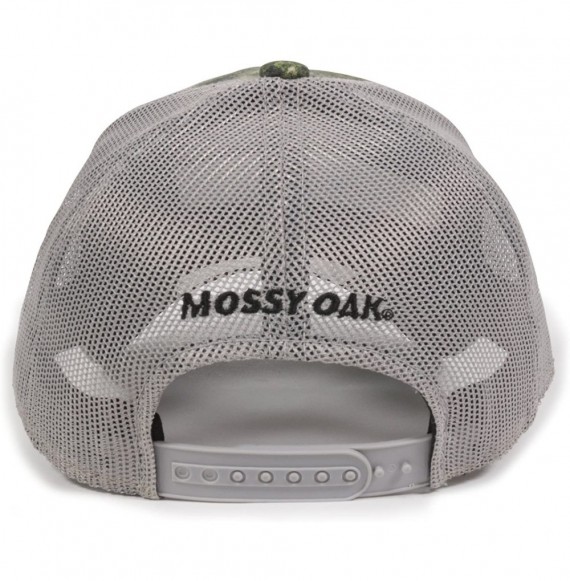 Baseball Caps Mossy Oak Camouflage mesh Back Cap - Mossy Oak Mountain Country/Gray - C2189K5T4T4