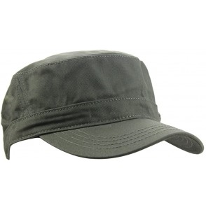Baseball Caps Mens Cotton Stars Flat Top Military Army Travel Sports Sun Baseball Hat Cap Hats - Army - CM18C3TQC6M