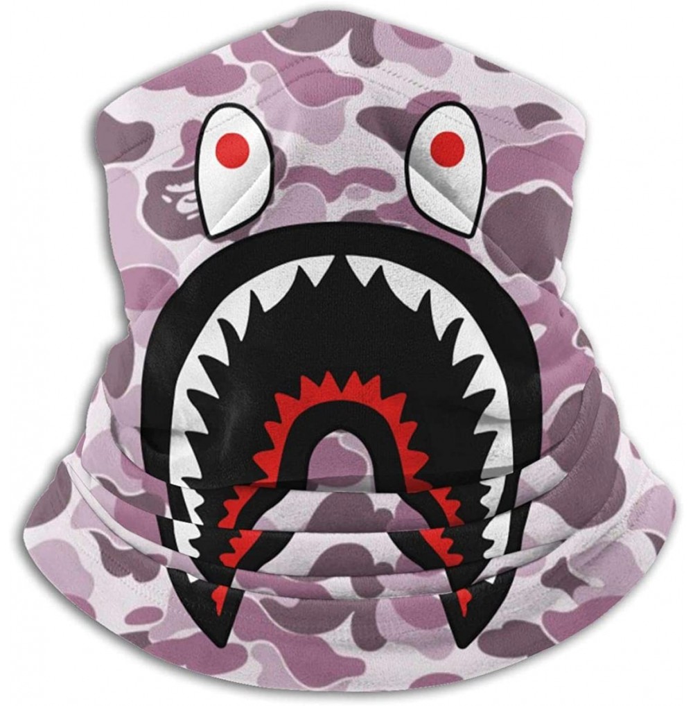 Balaclavas Bape Shark Half Blue Camo Neck Gaiter Warmer Windproof Mask Dust Face Clothing Free UV Face Mask - C51970DOS68