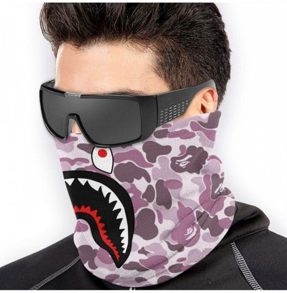 Balaclavas Bape Shark Half Blue Camo Neck Gaiter Warmer Windproof Mask Dust Face Clothing Free UV Face Mask - C51970DOS68